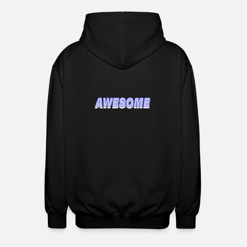 AWESOME - Unisex Kapuzenjacke - Schwarz