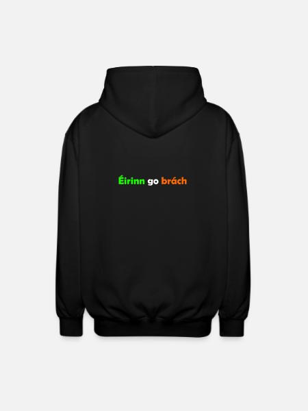 Eirin go brach - Unisex Kapuzenjacke - Schwarz