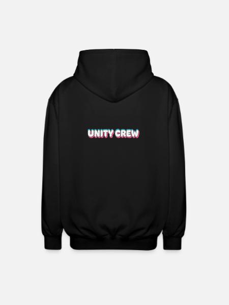 Unity Crew Graffiti-Farbblase - Unisex Kapuzenjacke - Schwarz
