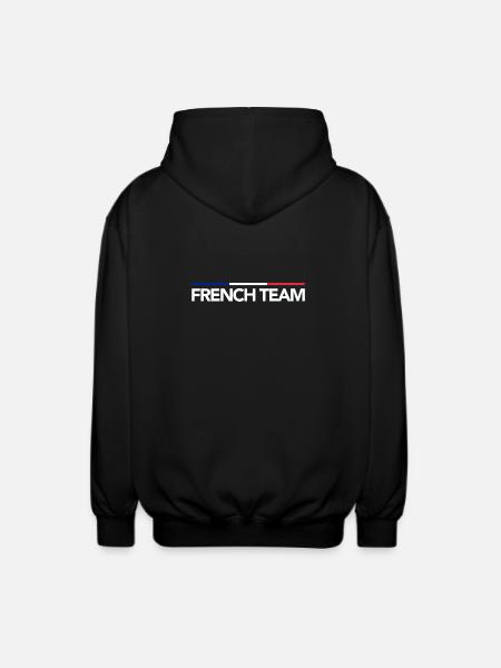 frteam - Veste à capuche unisexe - noir