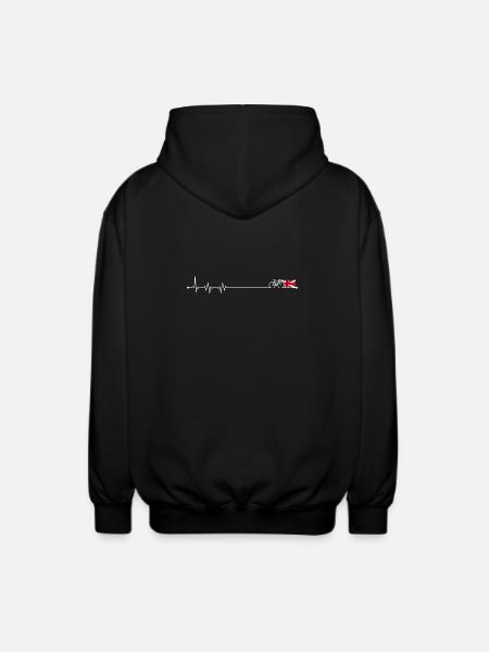 Cycle Route UK Emblem - Unisex Hooded Jacket - black