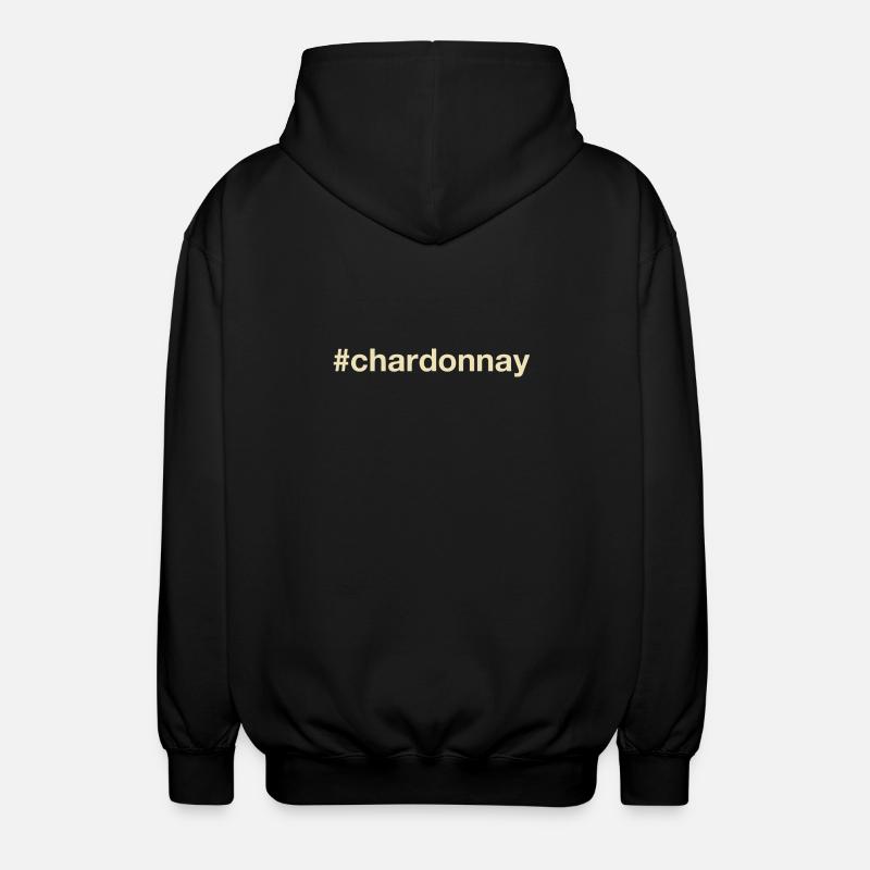 CHARDONNAY - Vin Blanc - Vin - Sommelier - Veste à capuche unisexe - noir