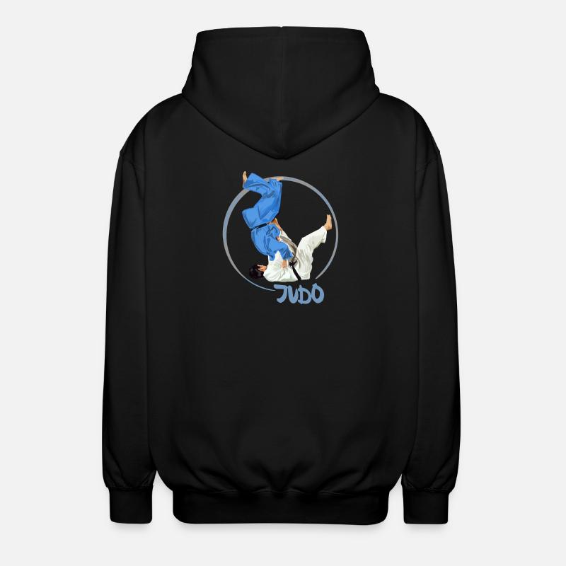 Judo - Unisex Kapuzenjacke - Schwarz
