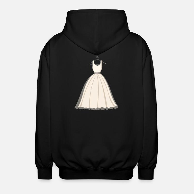 ROBE DE MARIÉE - Veste à capuche unisexe - noir