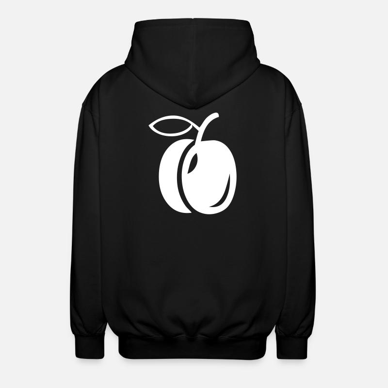 Eine Pflaume - Unisex Kapuzenjacke - Schwarz