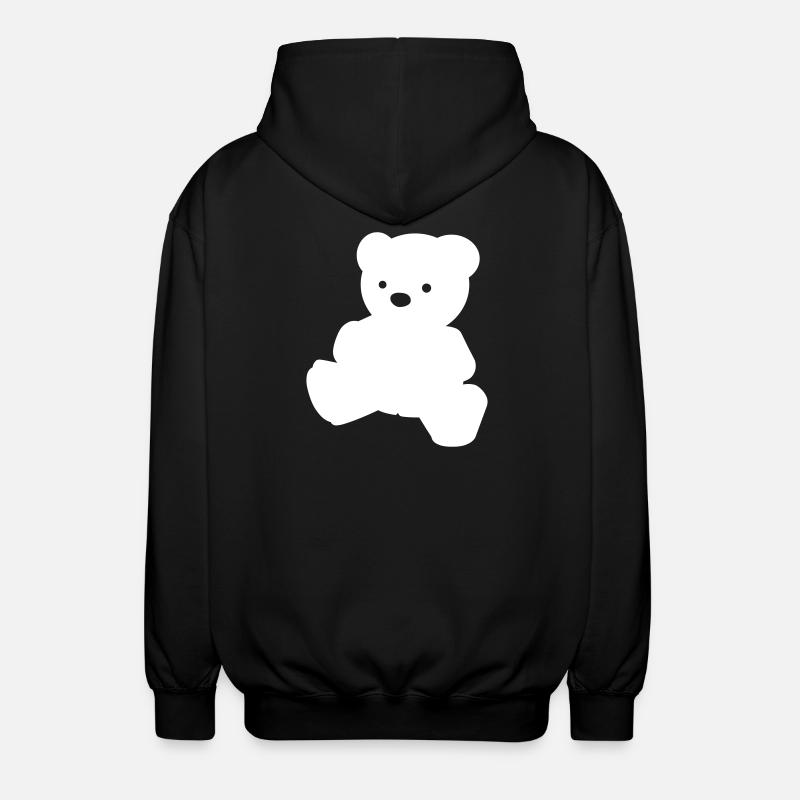 Ein einfacher Teddybär - Unisex Kapuzenjacke - Schwarz