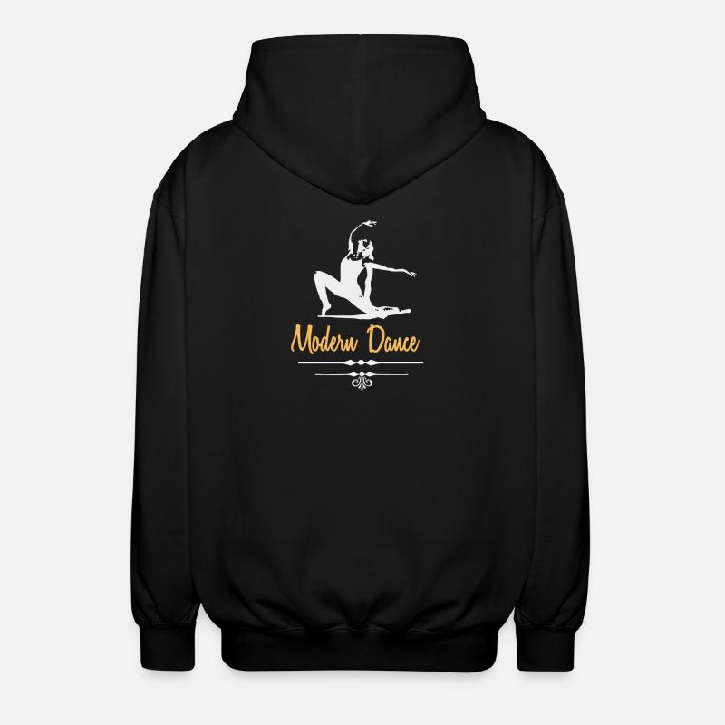 Danse moderne Danse Ballet - Veste à capuche unisexe - noir
