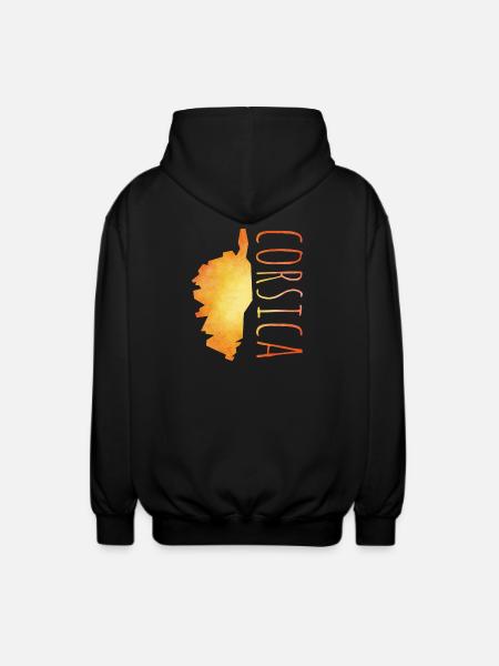 Corse - Veste à capuche unisexe - noir