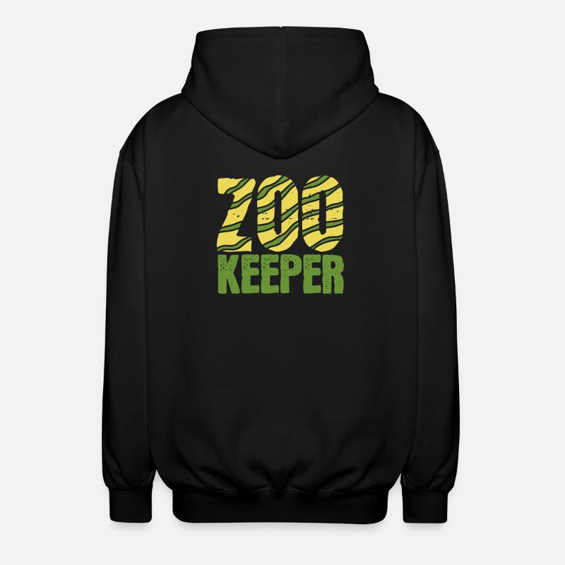 Tierpfleger - Unisex Kapuzenjacke - Schwarz