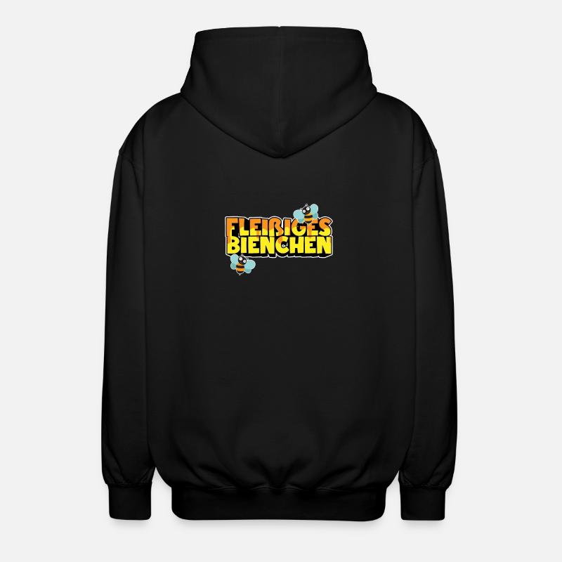 Fleißiges Bienchen - Unisex Kapuzenjacke - Schwarz