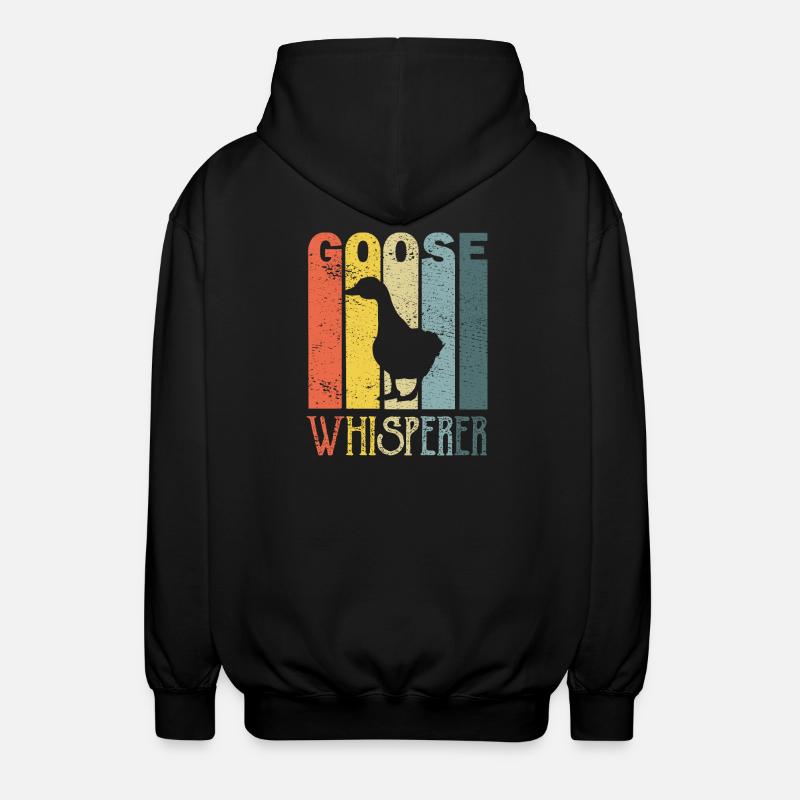 Oies - Veste à capuche unisexe - noir