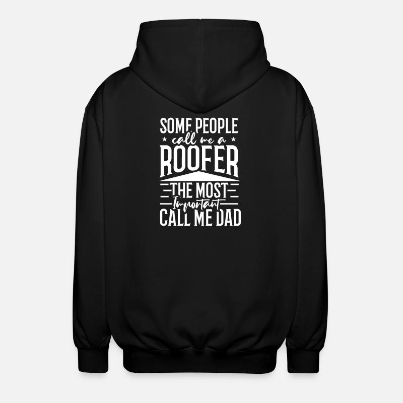 Dachdecker Handwerk - Unisex Kapuzenjacke - Schwarz