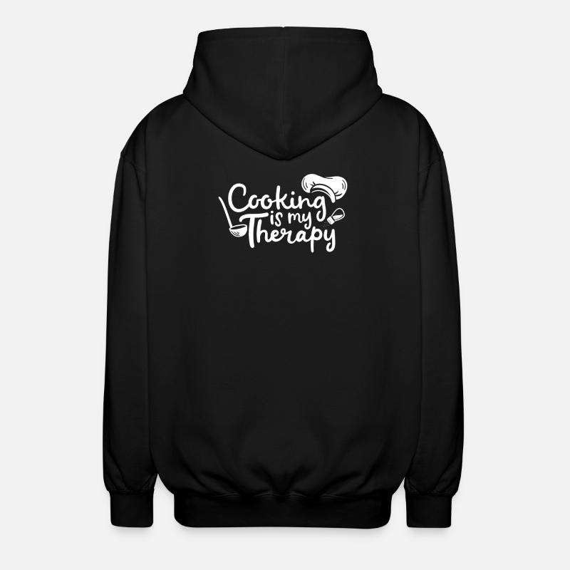 Cuisson Cuisinier Cuisinier - Veste à capuche unisexe - noir