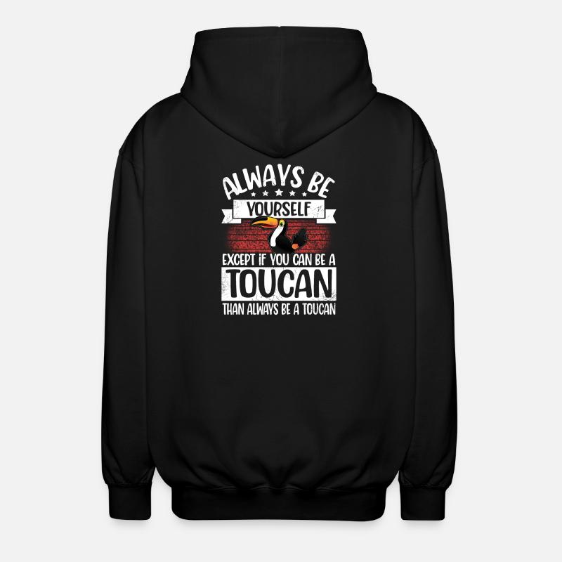 Tukan - Unisex Kapuzenjacke - Schwarz