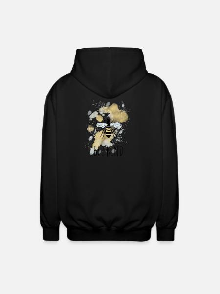 Bee Bee Child - Unisex Hooded Jacket - black