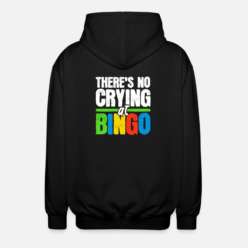 Bingo Bingo Joueurs Bingo Appels - Veste à capuche unisexe - noir