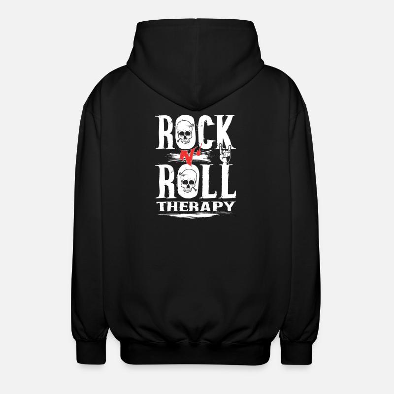 Rock n Roll therapy - Veste à capuche unisexe - noir