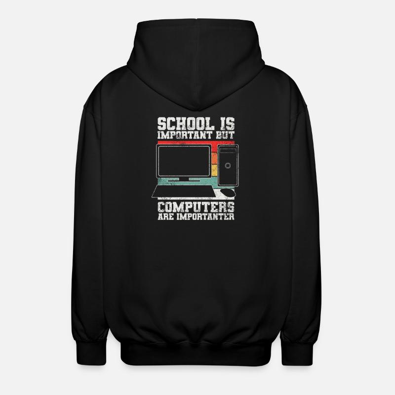 Computer Programmierer - Unisex Kapuzenjacke - Schwarz