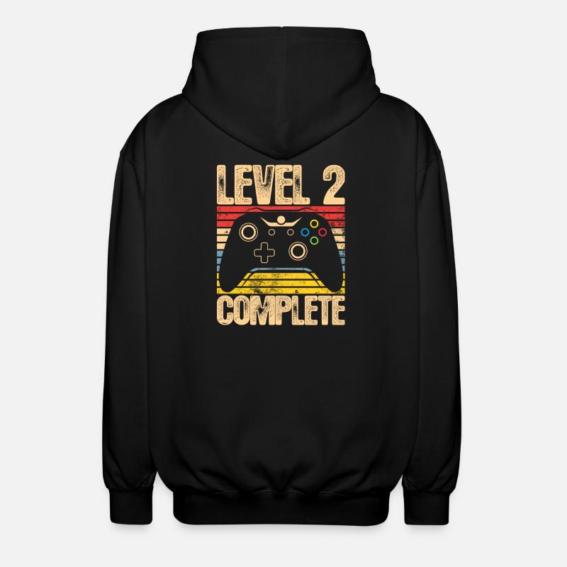Contrôleur complet de niveau 2 - Veste à capuche unisexe - noir