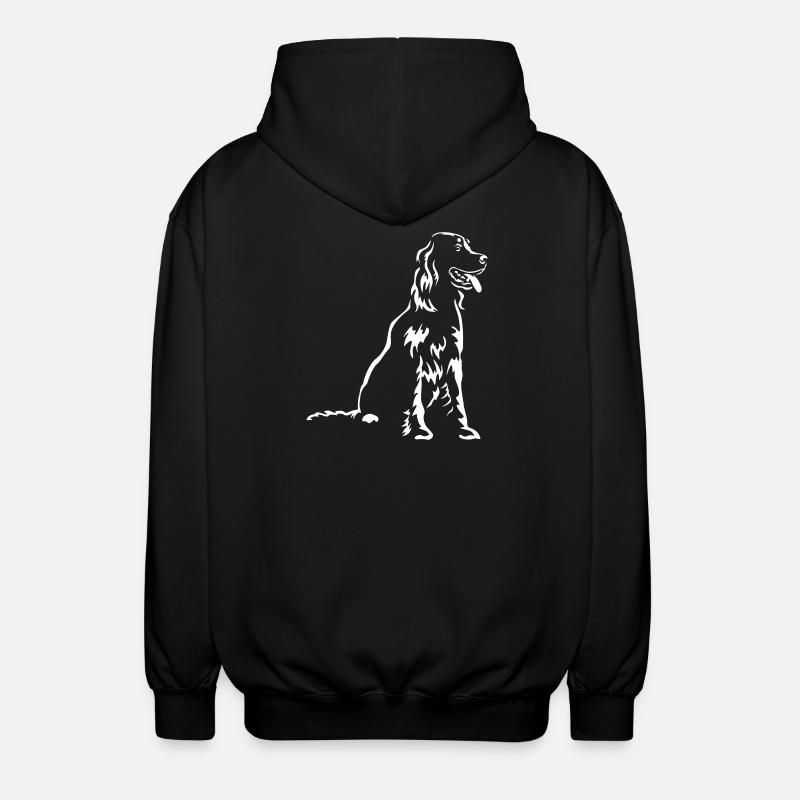 Gordon Setter "Black Edition" - Unisex Kapuzenjacke - Schwarz