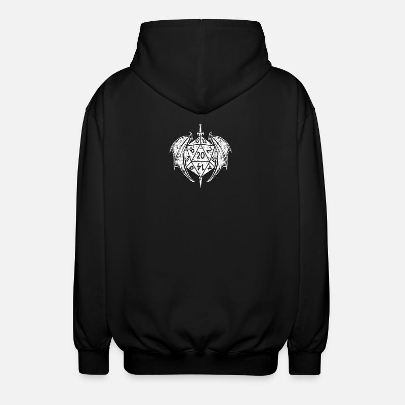 stylo et papier dm cube - Veste à capuche unisexe - noir