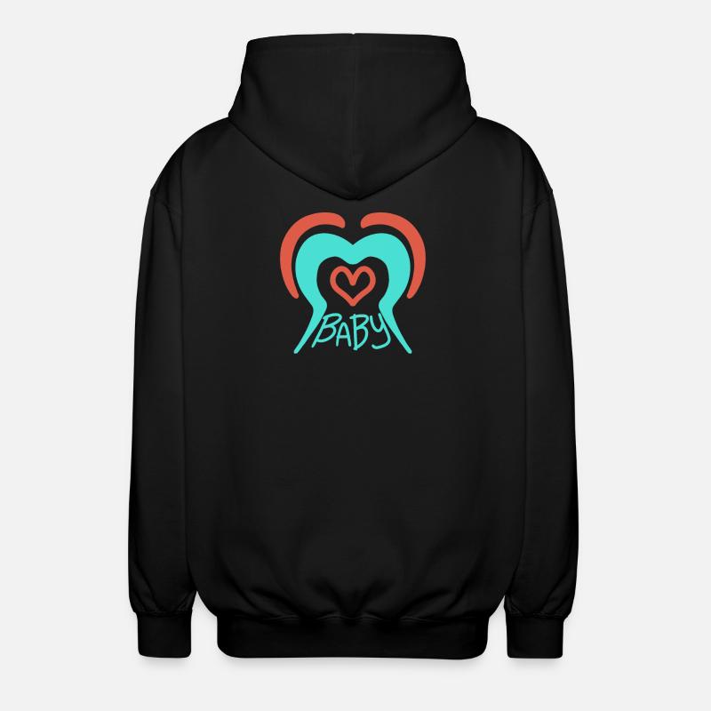 Baby - Unisex Hooded Jacket - black
