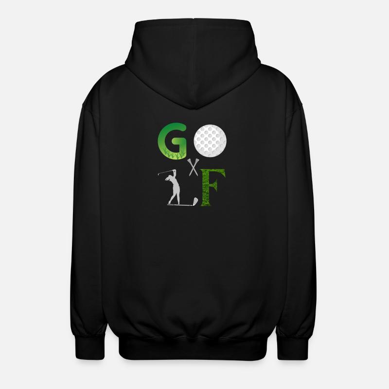 Golf - Golf Lovers - Unisex Kapuzenjacke - Schwarz