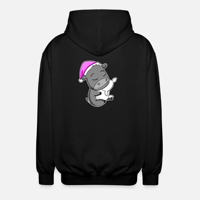 Âne - Veste à capuche unisexe - noir