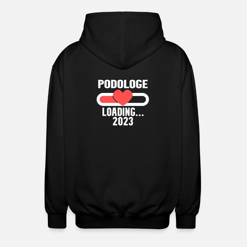 Podologe Loading 2023 - Unisex Kapuzenjacke - Schwarz