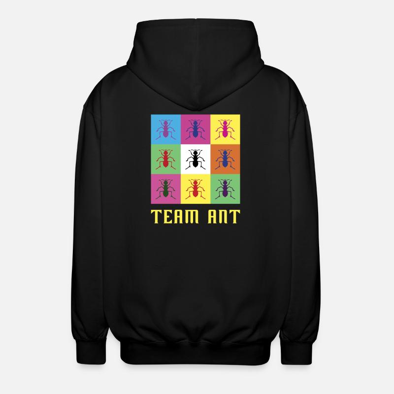 Team Ameise - Unisex Kapuzenjacke - Schwarz