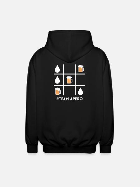 Aperitif team, beer, beer fan - Unisex Hooded Jacket - black