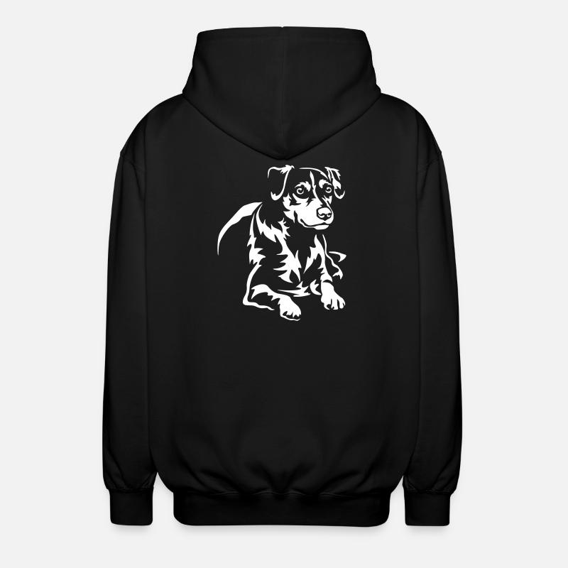 Dansk Svensk Gaardhond « Édition Noire » - Veste à capuche unisexe - noir
