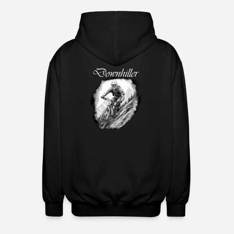 Descente blanche - Veste à capuche unisexe - noir