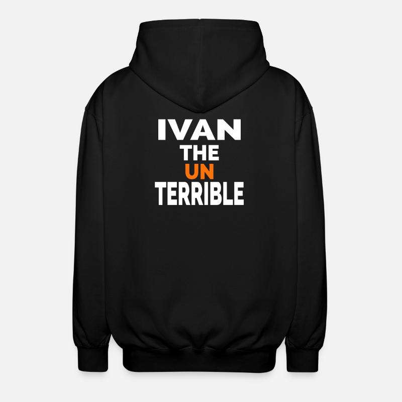 Iwan der Unschreckliche - Unisex Kapuzenjacke - Schwarz