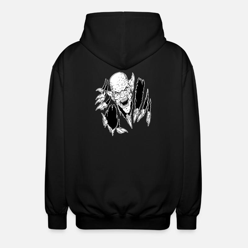 Lass mich raus - Unisex Kapuzenjacke - Schwarz
