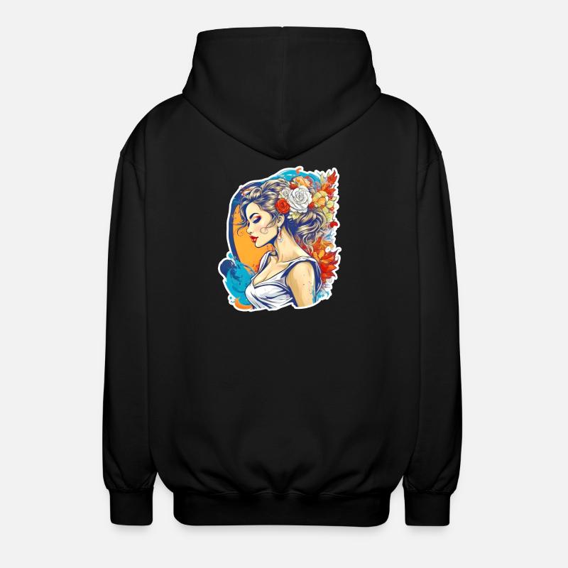 Mariée - Veste à capuche unisexe - noir