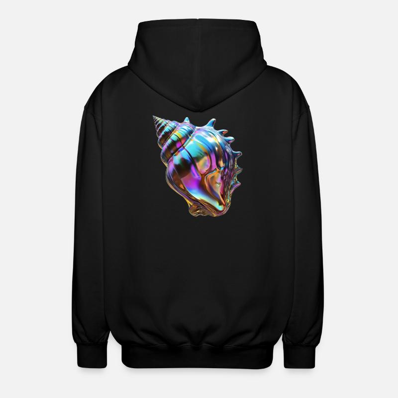 coquillage chromatique - Veste à capuche unisexe - noir