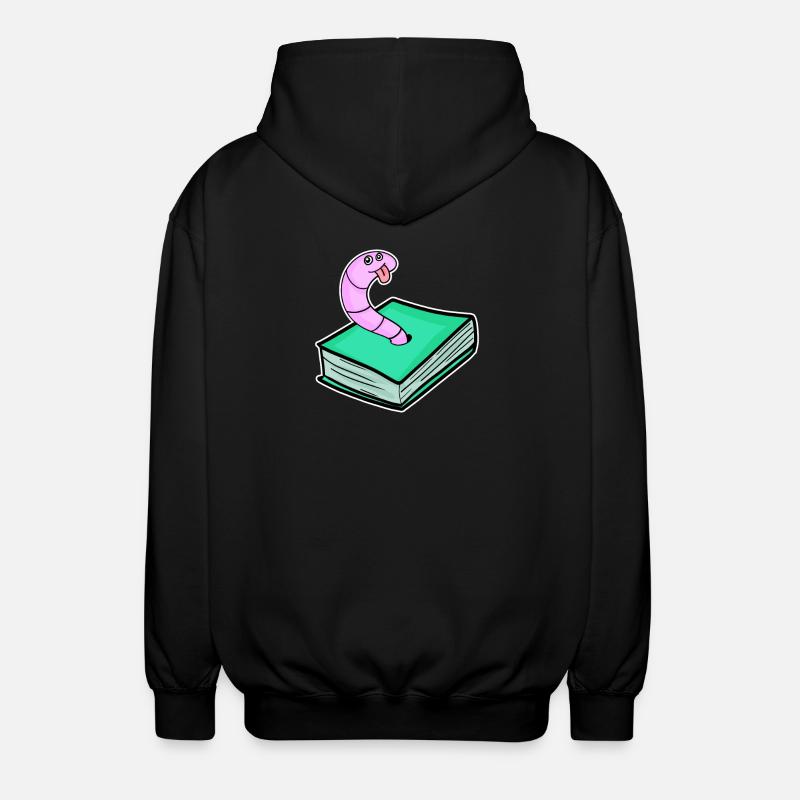 Rat de bibliothèque - Veste à capuche unisexe - noir