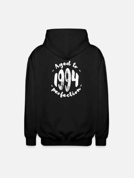 Aged to 1994 Perfection - Unisex Hooded Jacket - black