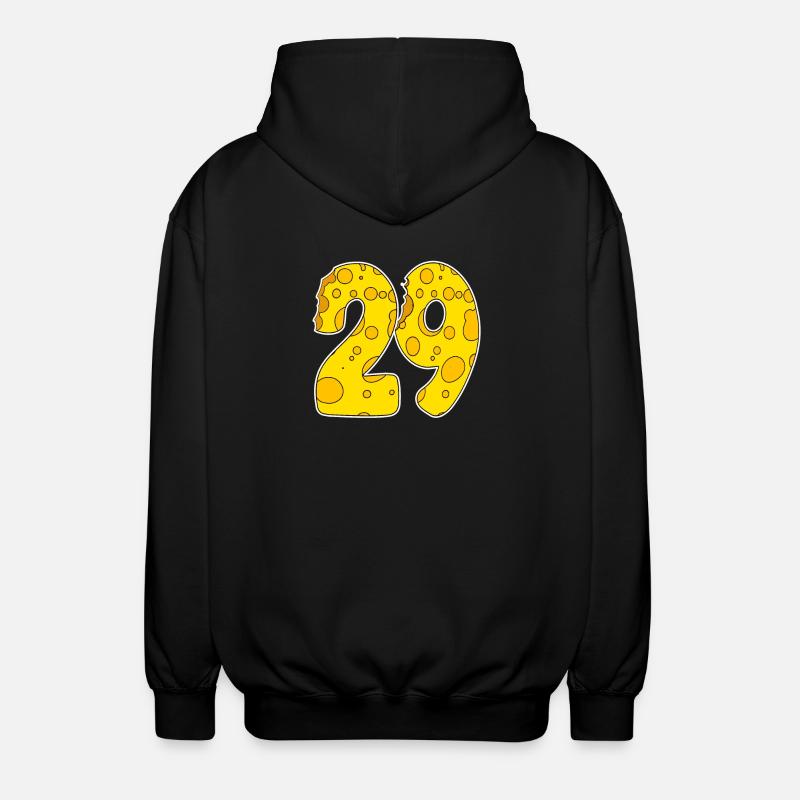 29 ans Lustig Käse - Veste à capuche unisexe - noir