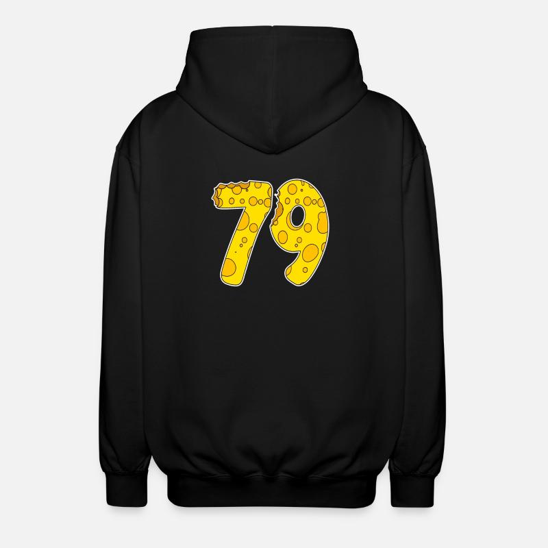 79 ans de Lustig Käse - Veste à capuche unisexe - noir
