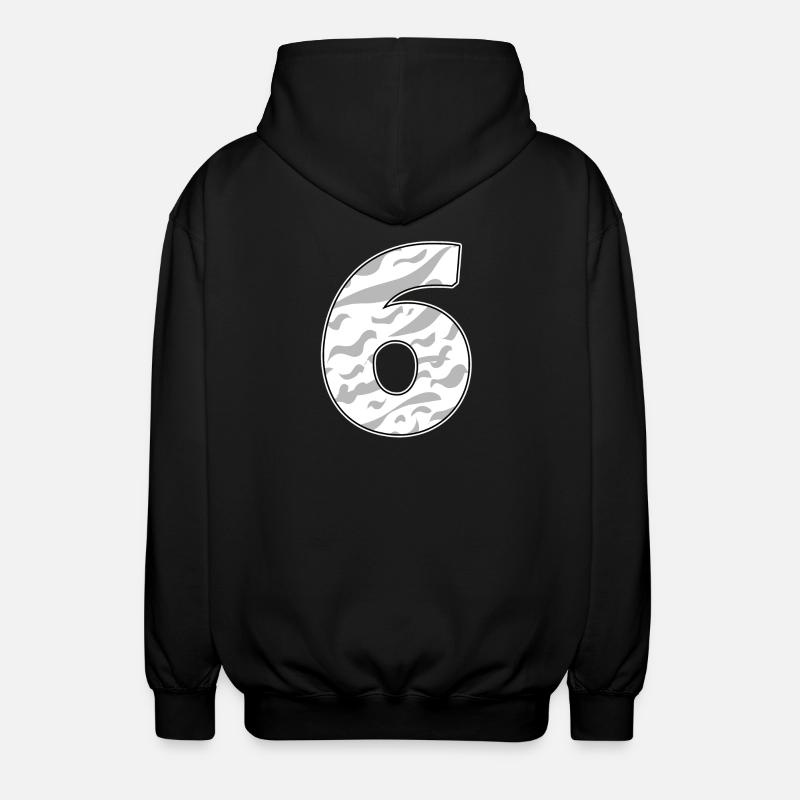 6 - Veste à capuche unisexe - noir