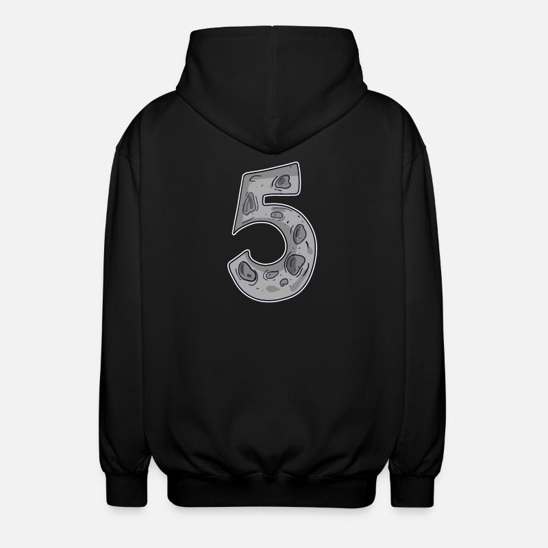 Numéro 5 Espace - Veste à capuche unisexe - noir