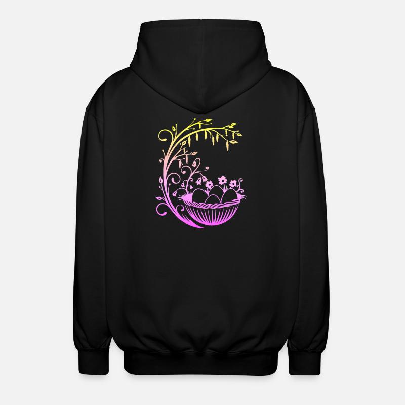 Panier de Pâques Panier de Pâques - Veste à capuche unisexe - noir