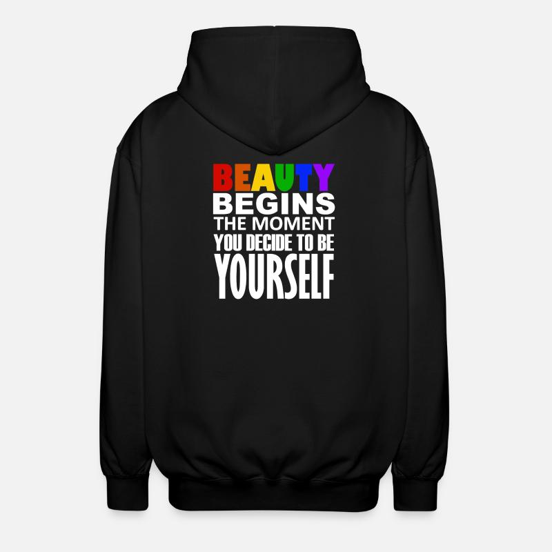 LGBTQIA+ - Unisex Kapuzenjacke - Schwarz