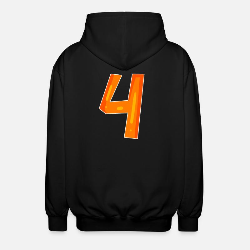 4 oranges - Veste à capuche unisexe - noir