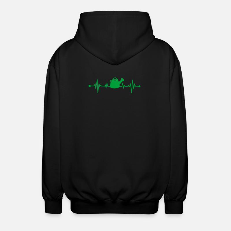 Garten Gartenarbeit Gießkanne - Unisex Kapuzenjacke - Schwarz