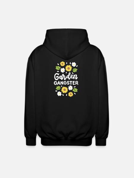 Garten Gartenarbeit - Unisex Kapuzenjacke - Schwarz