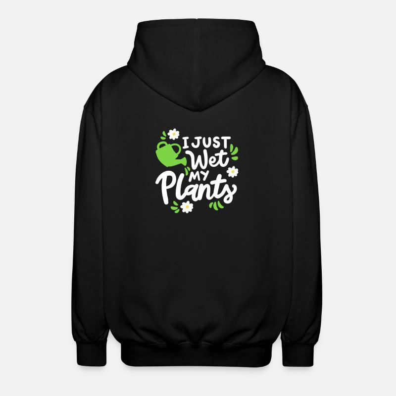 Garten Gartenarbeit - Unisex Kapuzenjacke - Schwarz