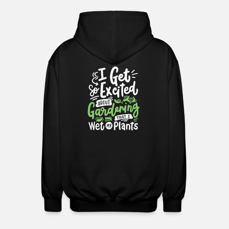 Gartenarbeit Gärtner - Unisex Kapuzenjacke - Schwarz